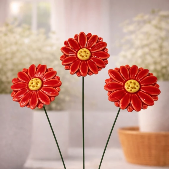 Közepes virágok Gerbera (Mini)