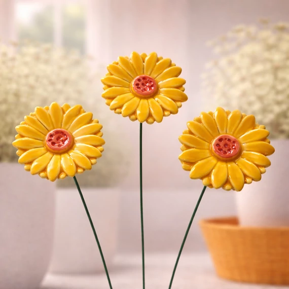 Közepes virágok Gerbera (Mini)