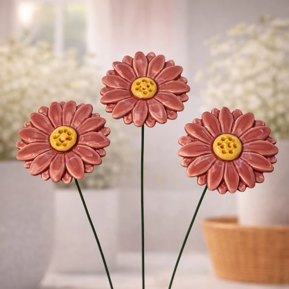 Közepes virágok Gerbera (Mini)